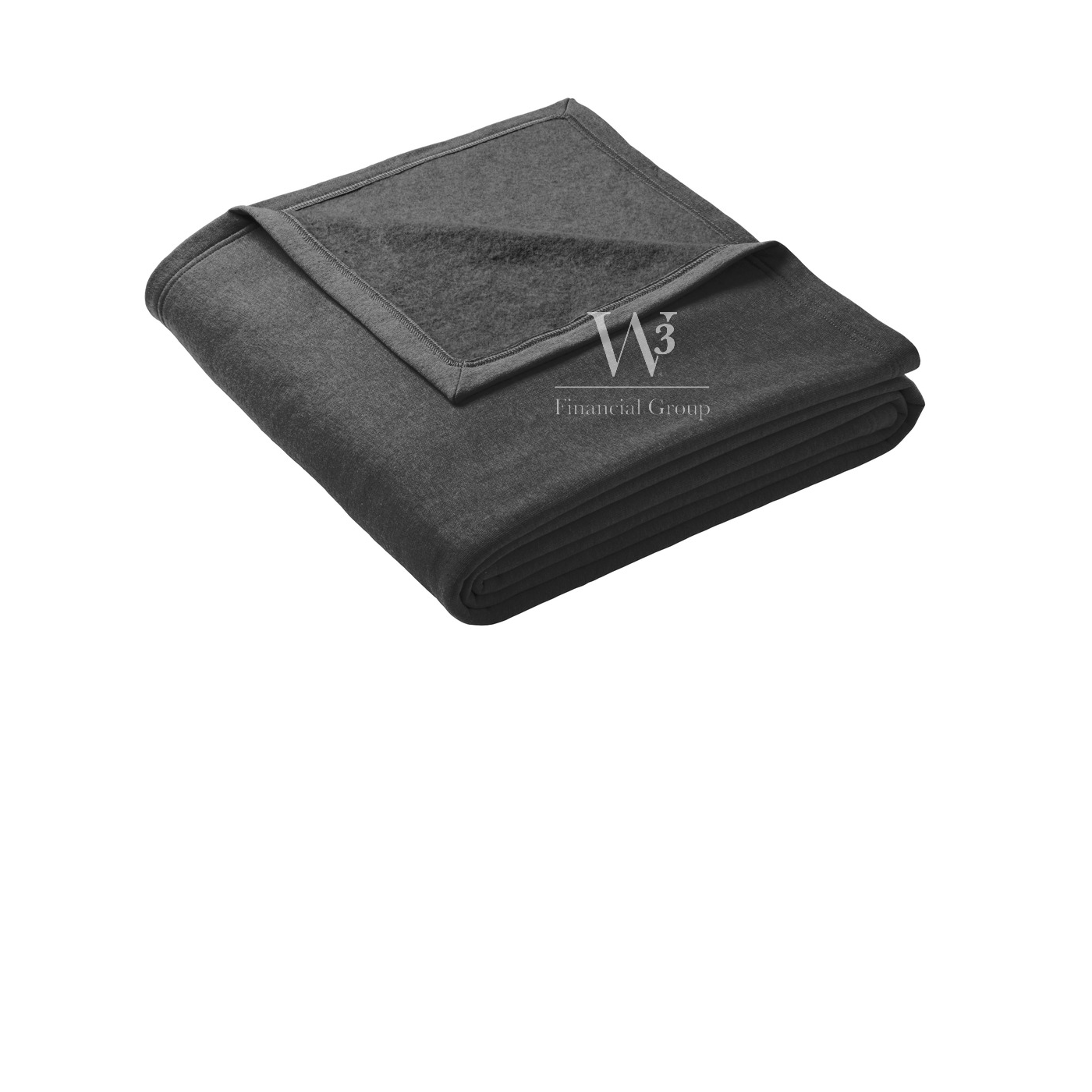 Port & Co Oversized Core Fleece Sweatshirt Blanket — Dark Heather Grey