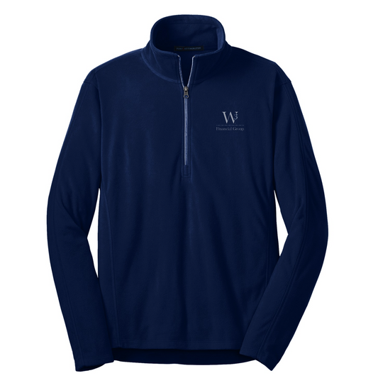 Port Authority Microfleece 1/2-Zip Pullover — True Navy