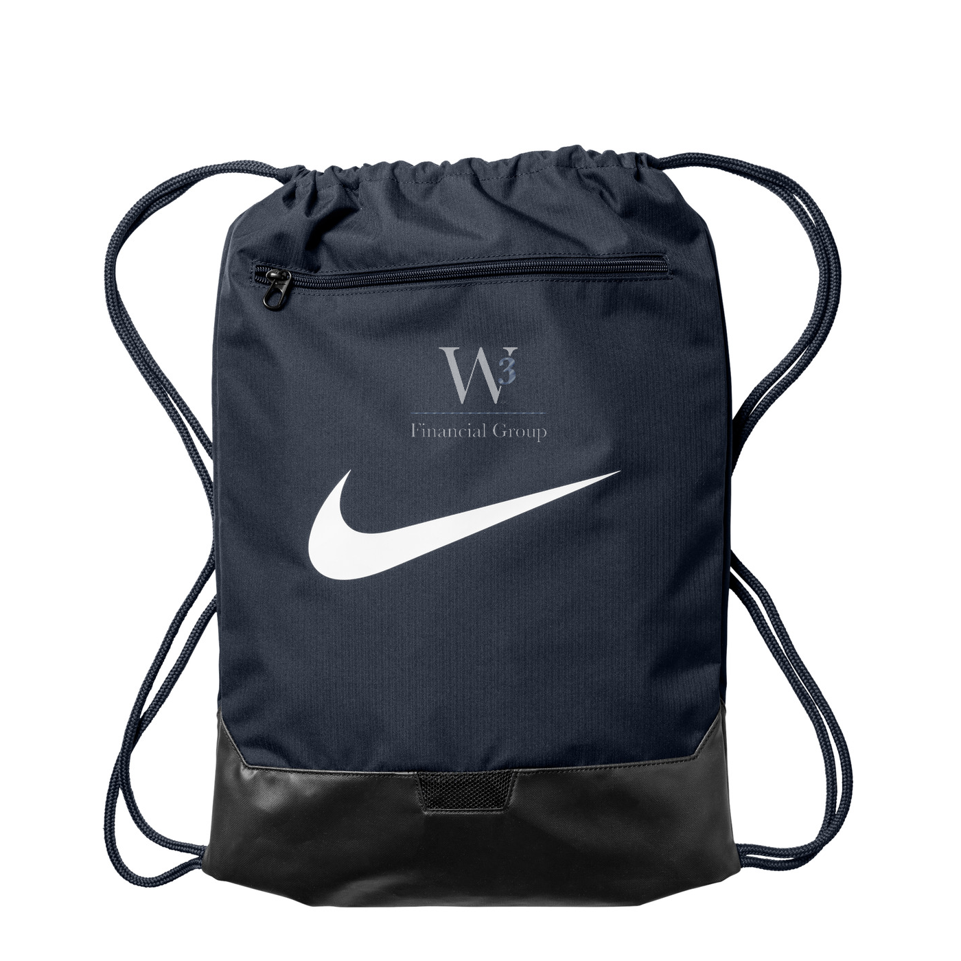 Nike Brasilia Drawstring Pack — Midnight Navy