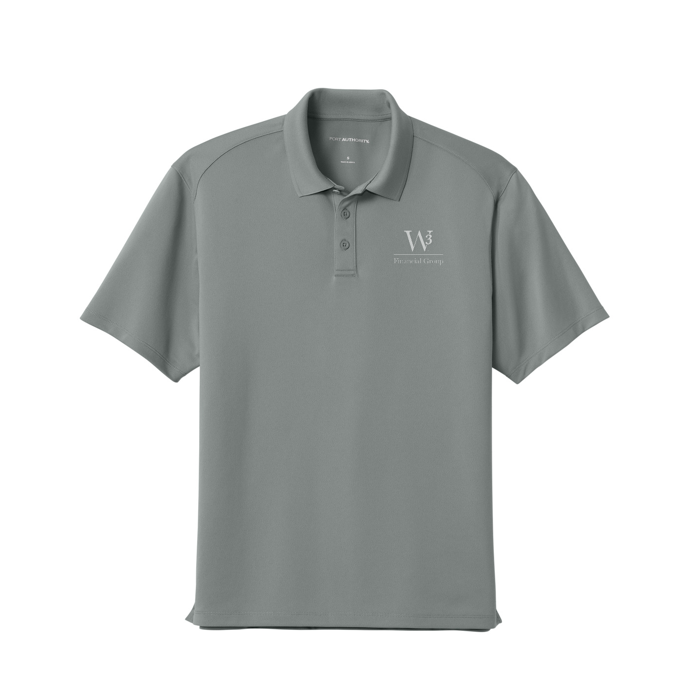 Port Authority Wearever Performance Pique Polo — Gusty Grey